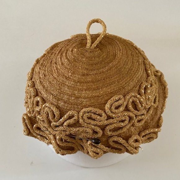 CUTEST VINTAGE SUNHAT EVER!  You'll treasure this truly unique find! - Picture 1 of 4